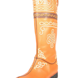 Light Brown Embroidered Boot